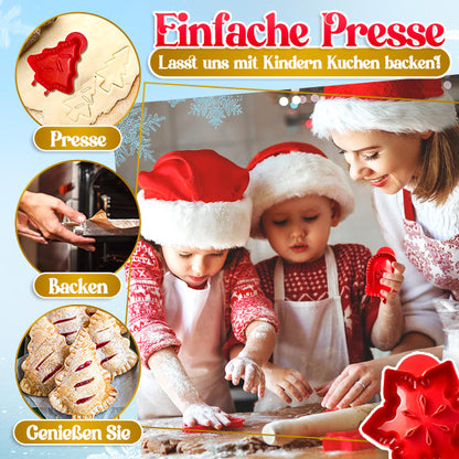 SantaSweet Weihnachts-Hand-Pie-Maker mit Einem Druck