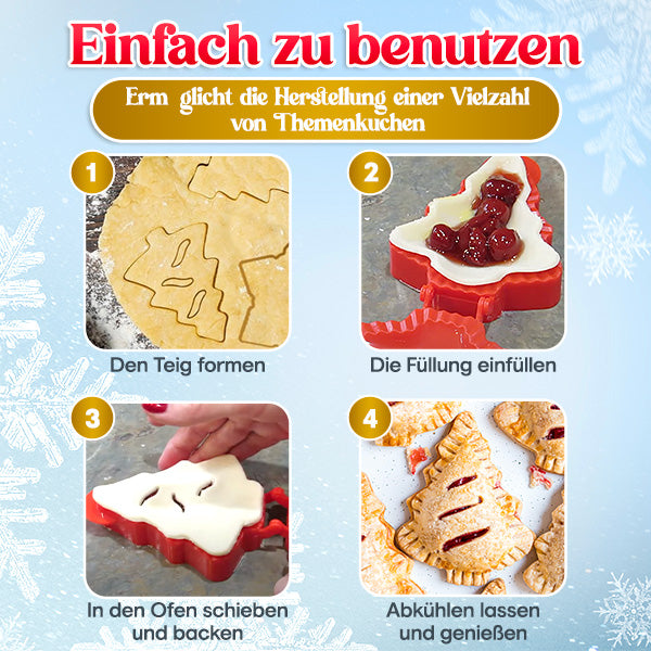 SantaSweet Weihnachts-Hand-Pie-Maker mit Einem Druck